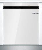 BOSCH 4系列 15人份美型玻璃 嵌入式洗碗機 60 cm 白色 SJU4EKW00W