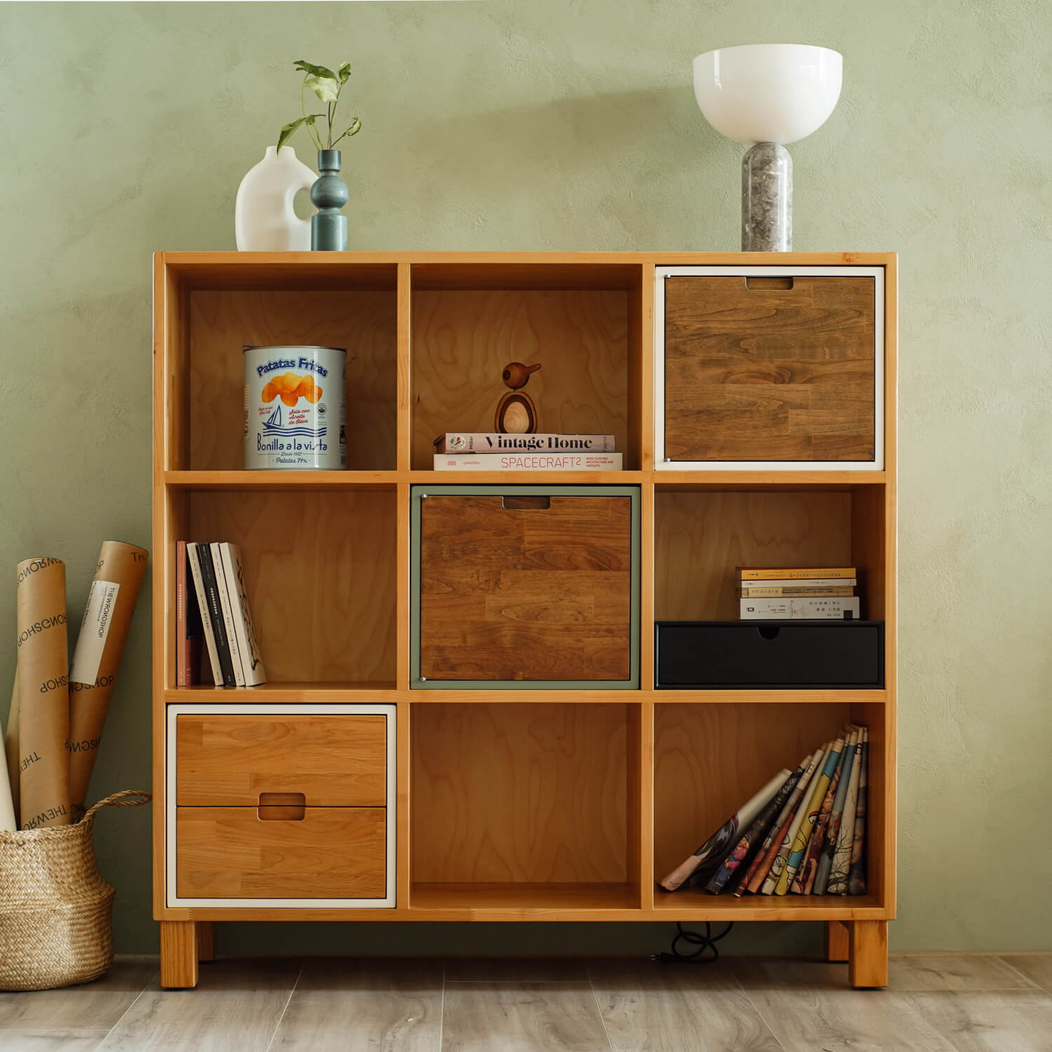 森手木工┃日出九格櫃