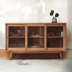 森手木工┃微風三滑門半高櫃