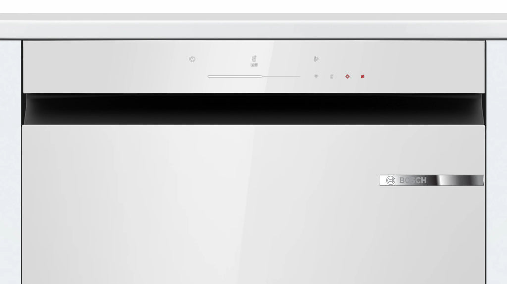 BOSCH 4系列 15人份美型玻璃 嵌入式洗碗機 60 cm 白色 SJU4EKW00W