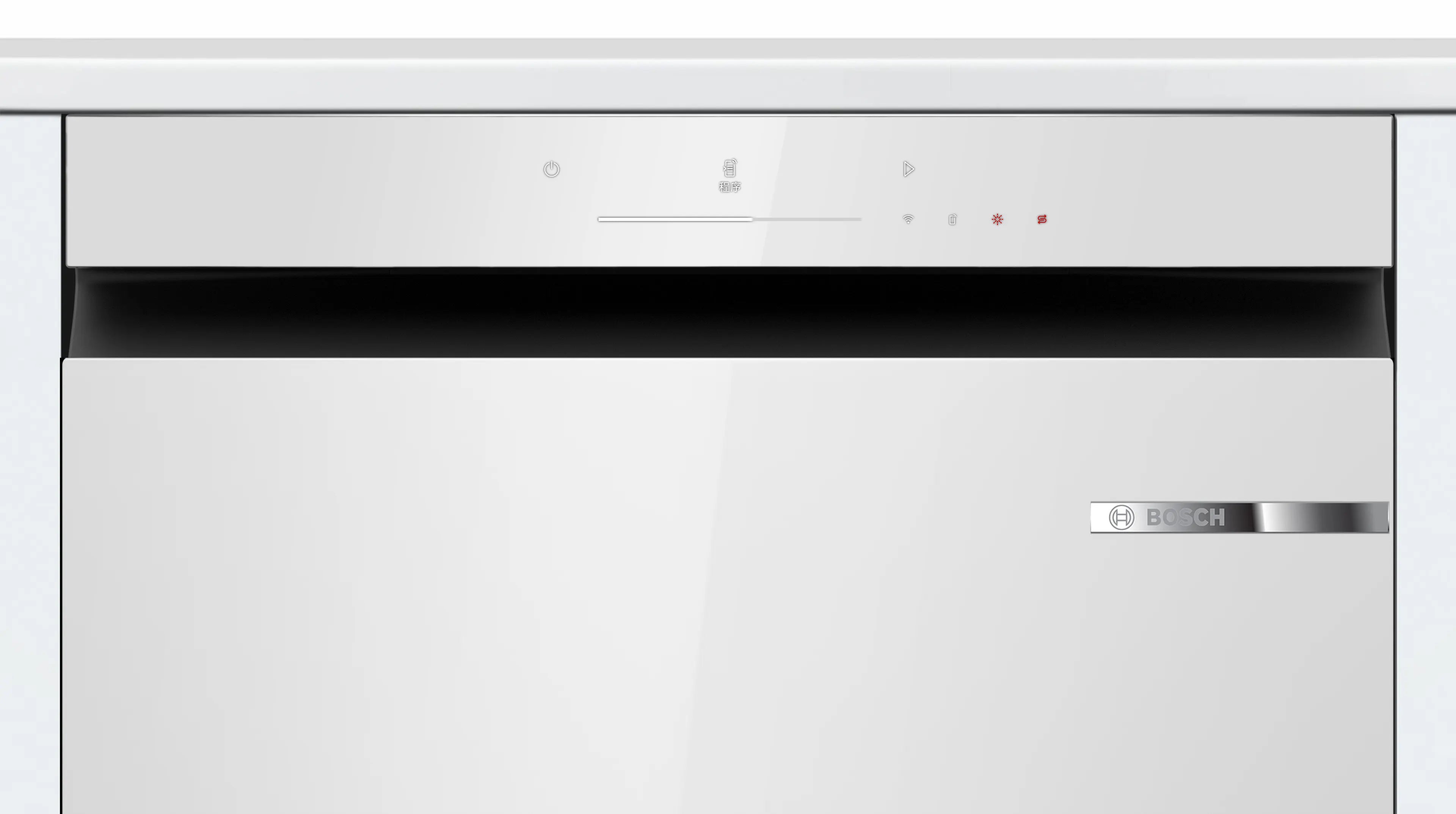 BOSCH 4系列 15人份美型玻璃 嵌入式洗碗機 60 cm 白色 SJU4EKW00W