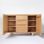 森手木工┃微森林三抽雙門半高櫃