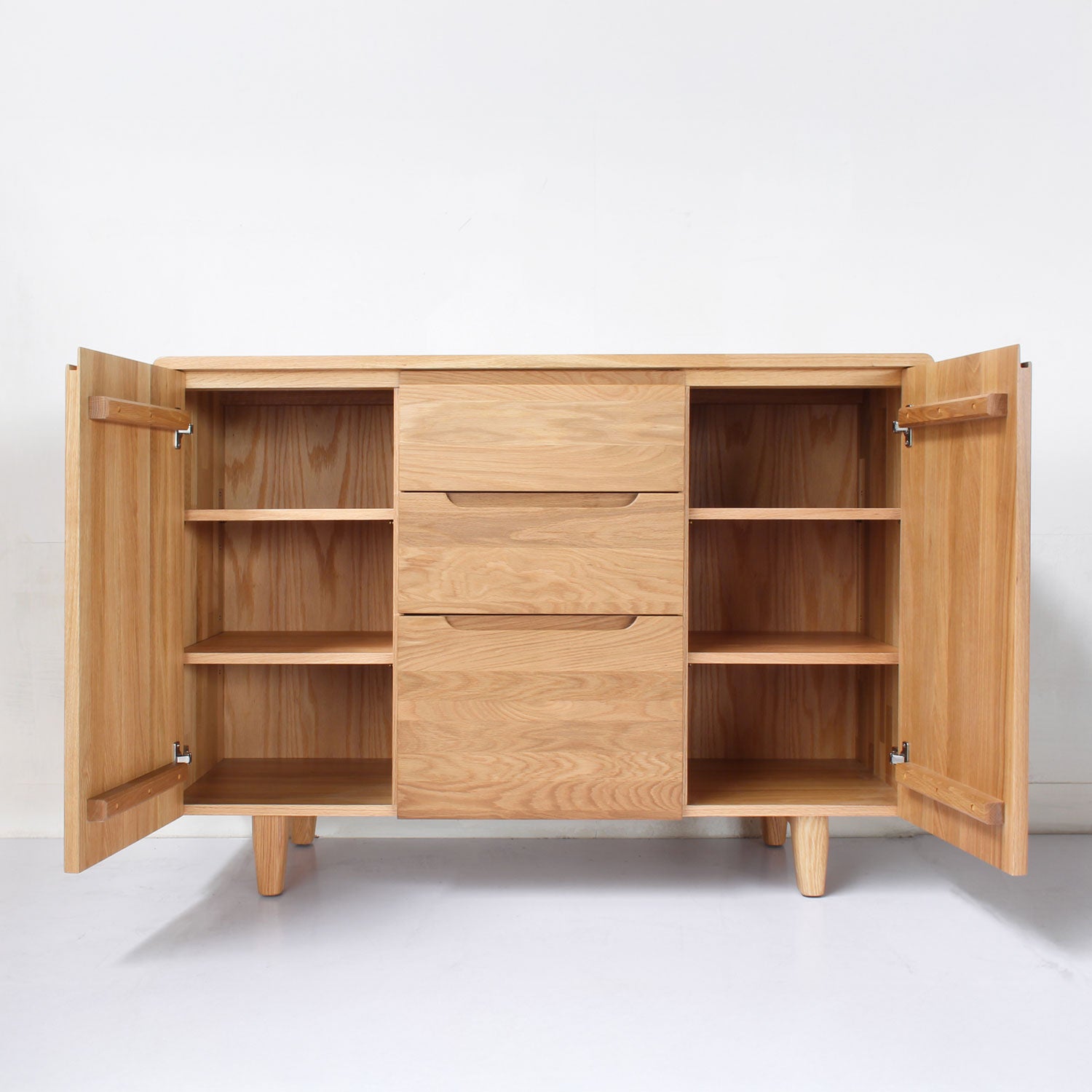 森手木工┃微森林三抽雙門半高櫃