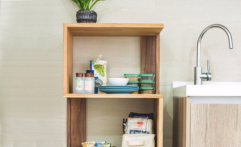 森手木工┃巧弓三層雙門櫃