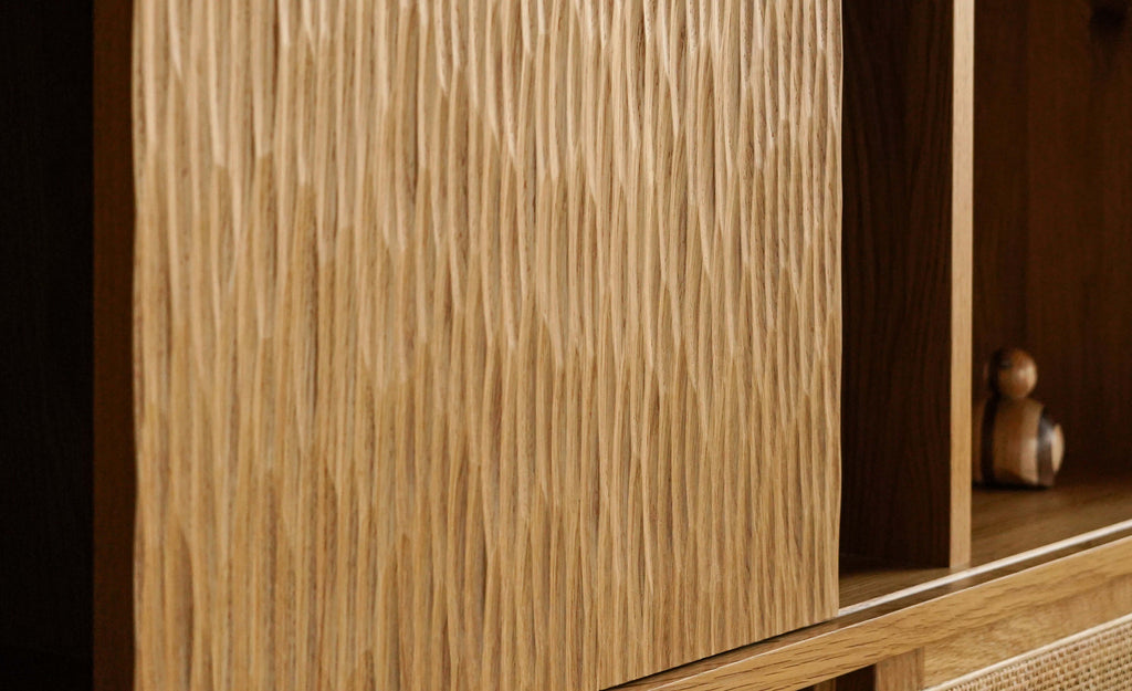 森手木工┃田野滑門高櫃