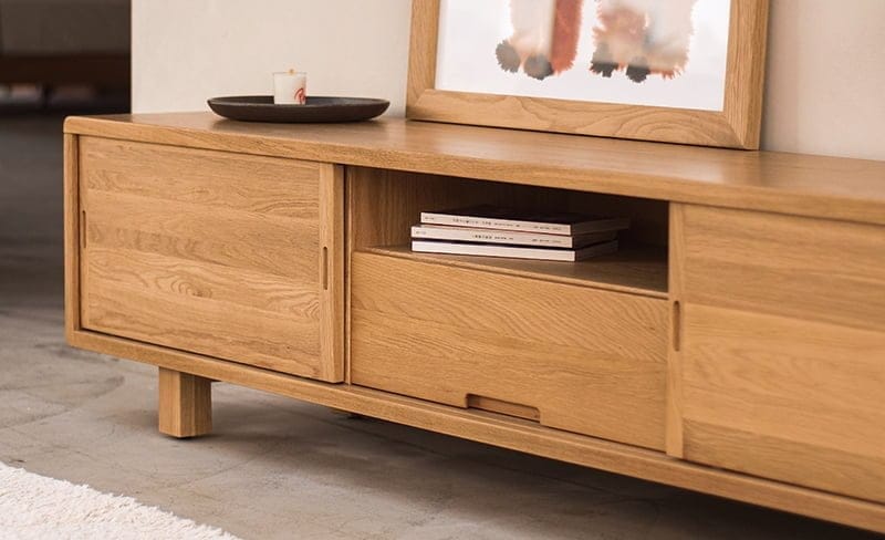 森手木工┃馬可雙滑門電視櫃