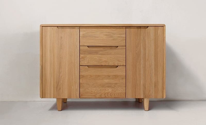 森手木工┃微森林三抽雙門半高櫃