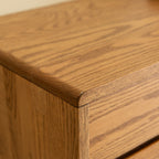 森手木工┃藤編雙門雙抽鞋櫃