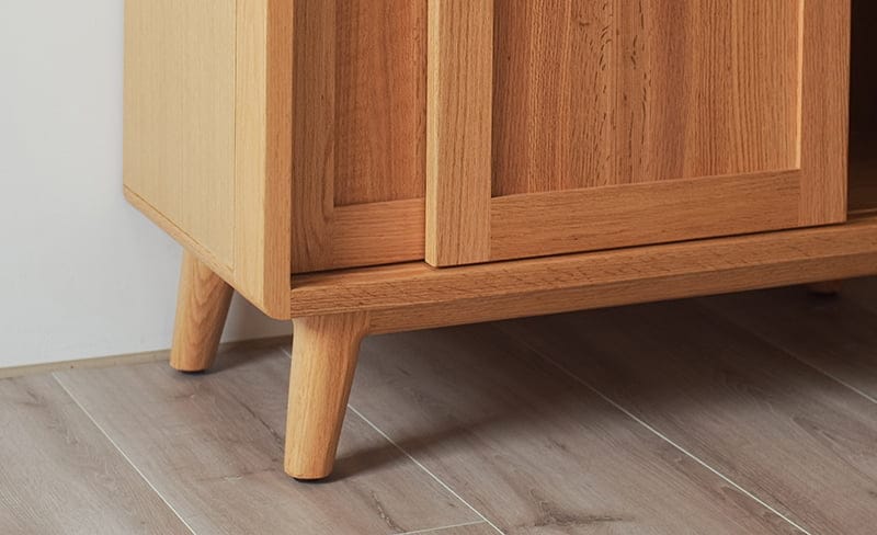 森手木工┃微風滑門玻璃高櫃