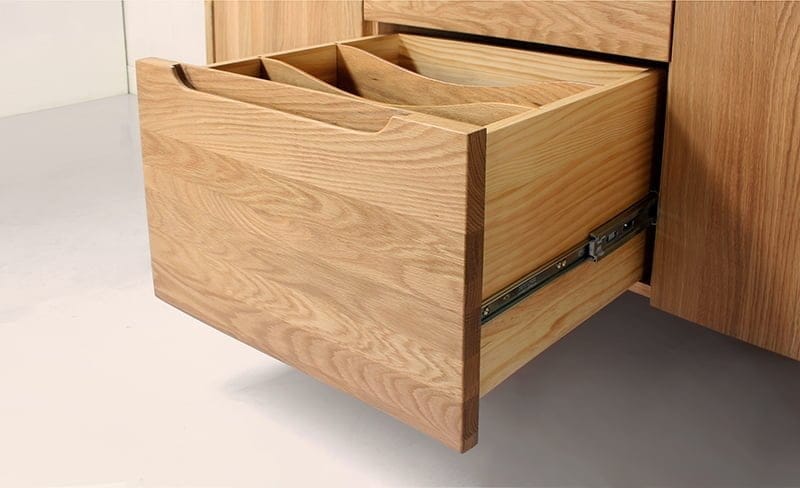 森手木工┃微森林三抽雙門半高櫃