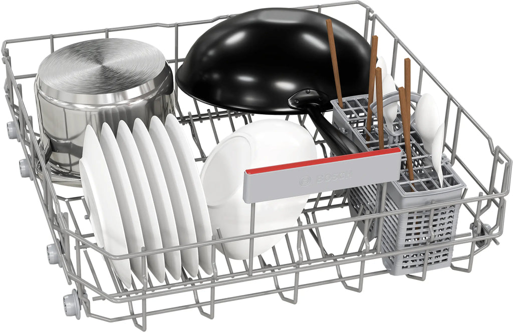 BOSCH 4系列 15人份美型玻璃 嵌入式洗碗機 60 cm 白色 SJU4EKW00W