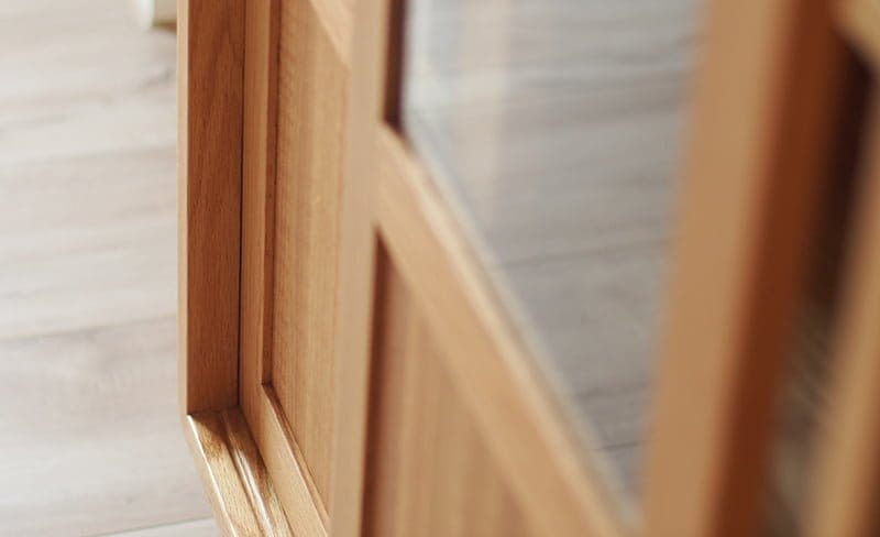 森手木工┃微風滑門玻璃高櫃