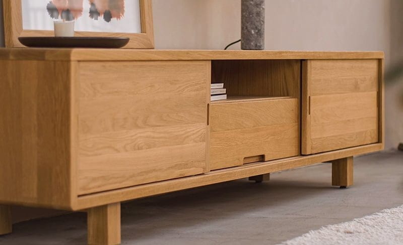 森手木工┃馬可雙滑門電視櫃