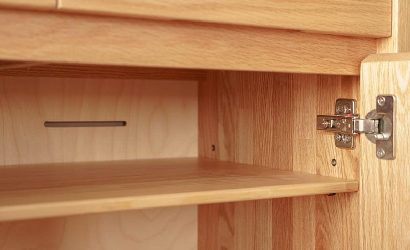 森手木工┃藤編雙門雙抽鞋櫃