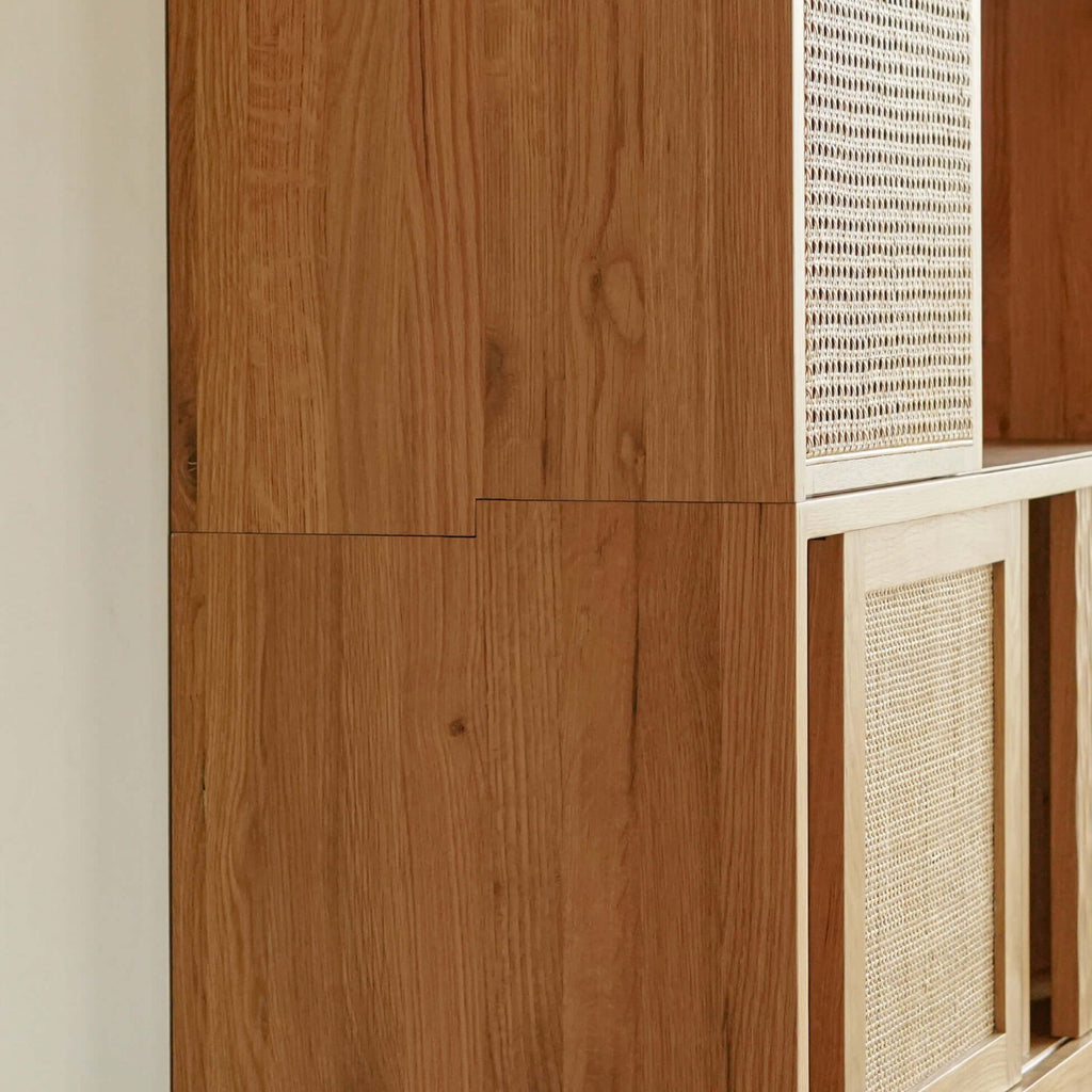 森手木工┃田野滑門高櫃