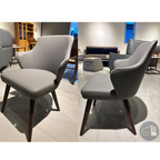 訂製家具｜雲朵化妝椅｜柔和線條 × 輕盈坐感設計