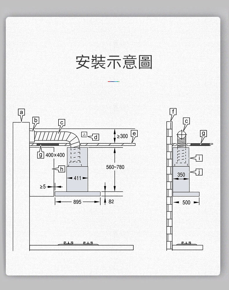 BOSCH博世 | 6系列  90公分壁掛式排油煙機 DWF97CA20W