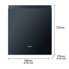 Panasonic | 嵌入式自動洗碗機 NP-BXW1M6-1H 尊爵黑/翡翠白 洗淨 烘乾 淨存 一次完成